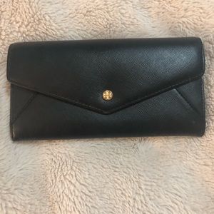 Tory Burch leather envelope wallet